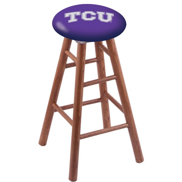 Holland Bar Stool Co Oak Counter Stool, Medium Finish, TCU Seat RC24OSMed - main